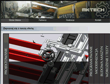 Tablet Screenshot of mk-tech.pl